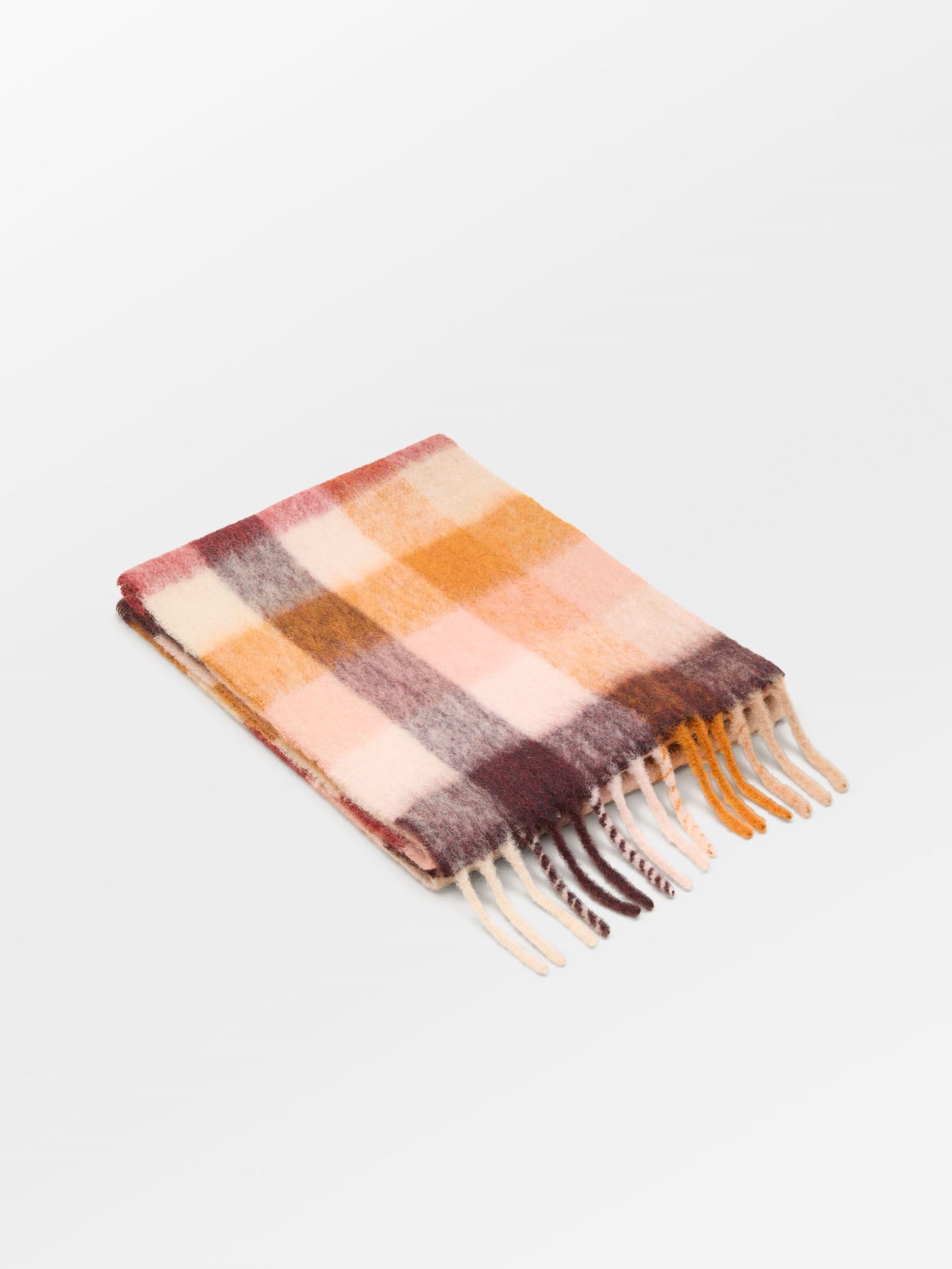 Becksöndergaard, Check Anilopa Scarf - Pink Peacock, archive, archive, sale, sale, black week, black week