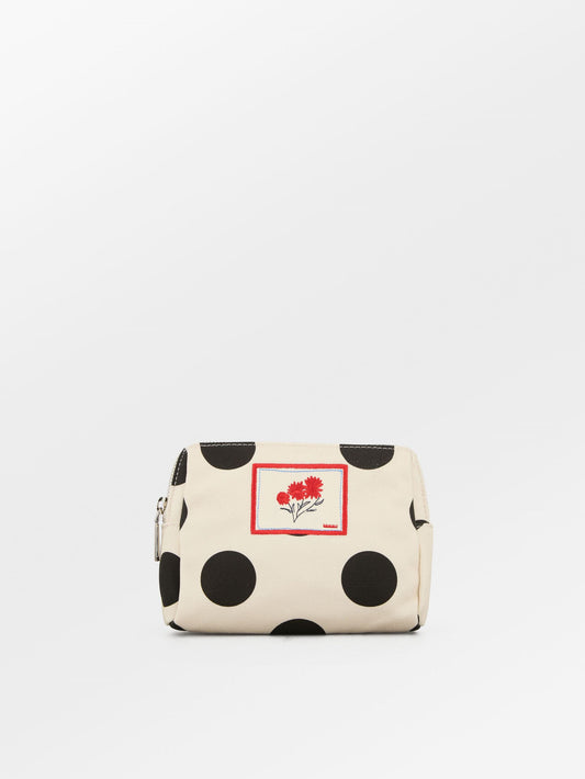 Maxi Polka Canvas Pouch Bag OneSize Becksöndergaard.se