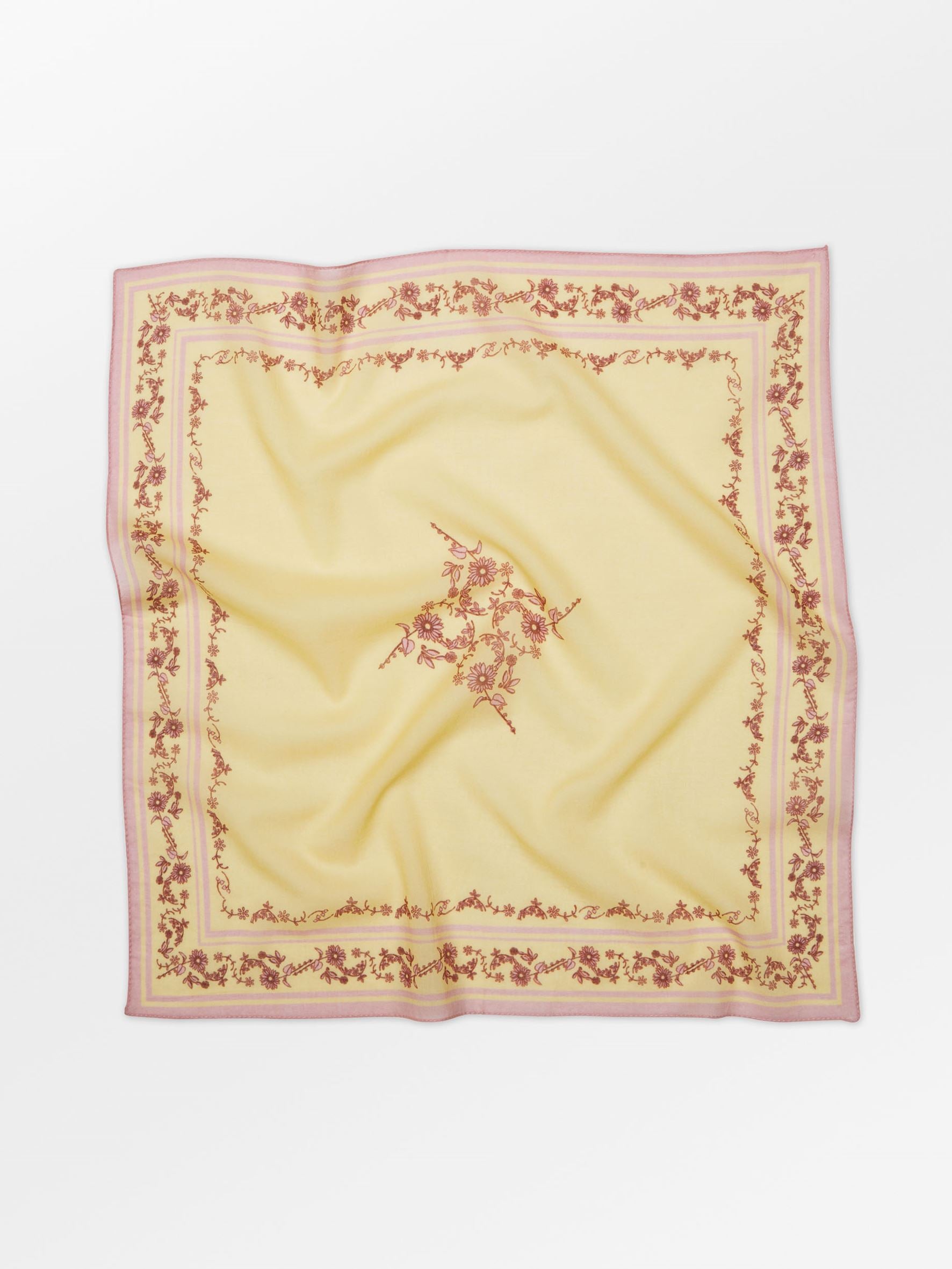 Becksöndergaard, Suniflora Cotta Scarf - Melon Yellow, struct - slet produkter