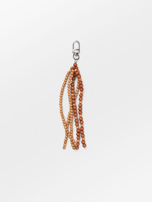 Beaded Wood Tassel Charm OneSize Becksöndergaard.se
