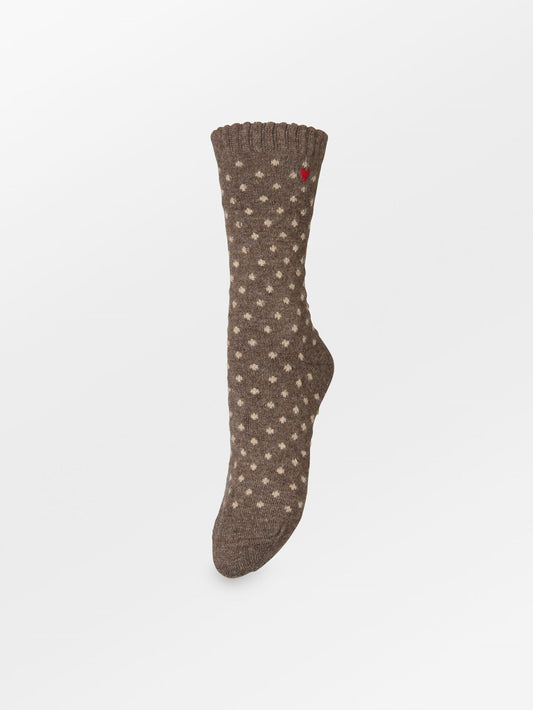 Dotted Wola Sock OneSize Becksöndergaard.se
