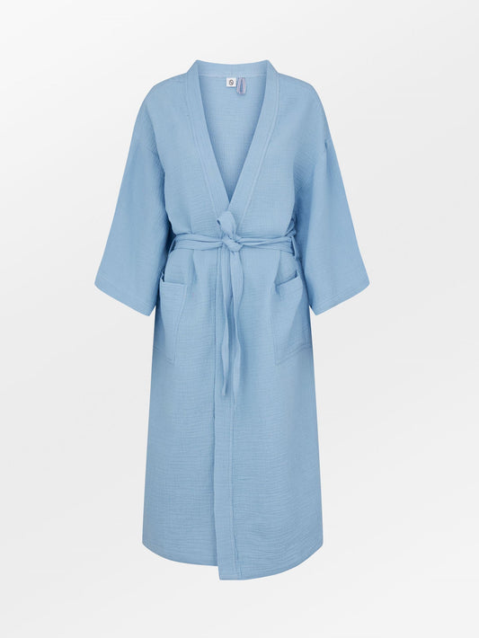 Solid Gauze Luelle Kimono - Blue  Clothing Becksöndergaard.se