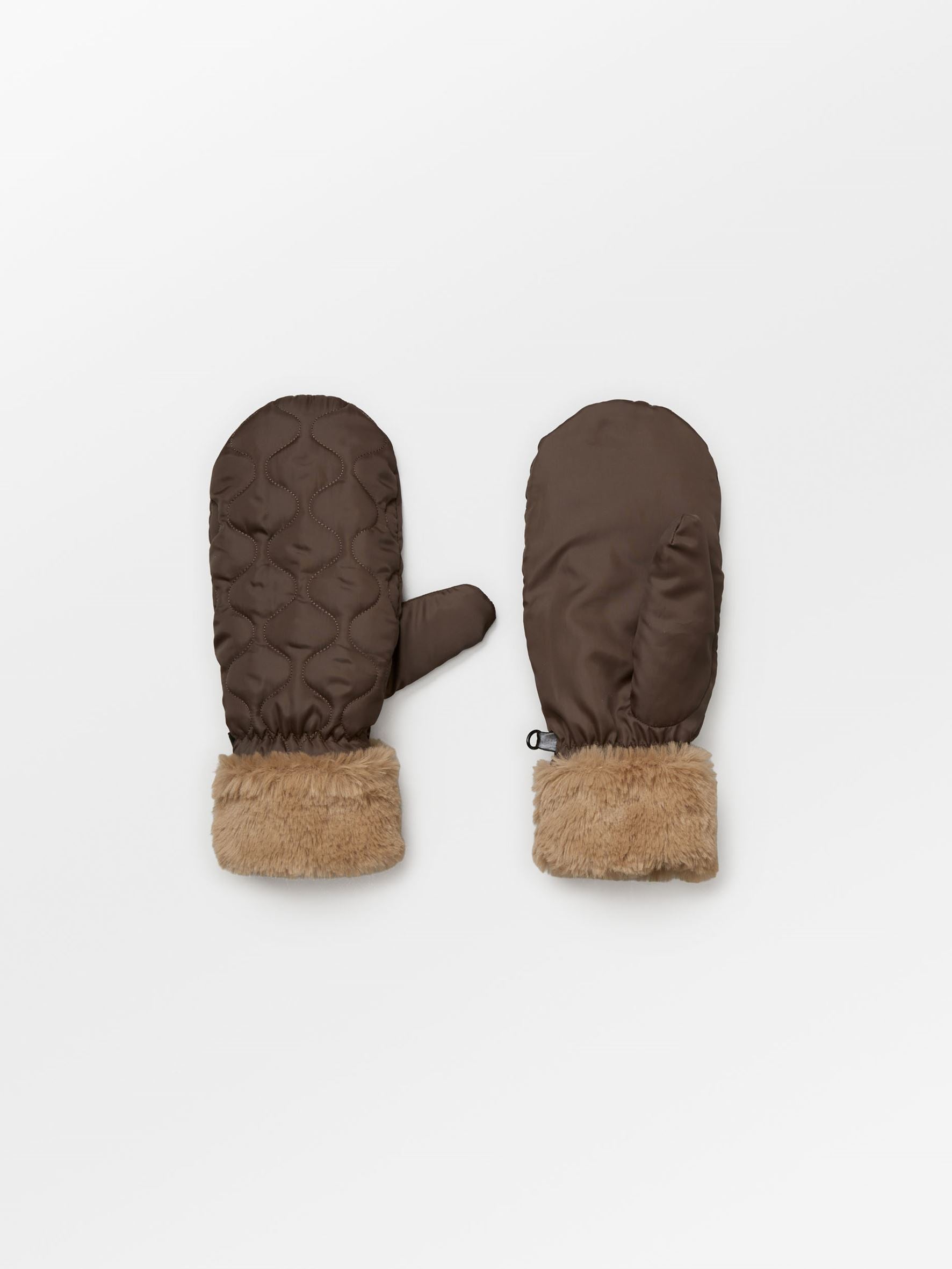 Becksöndergaard, Makara Puff Mittens - Roast Brown, archive, archive, winter accessories, archive, winter accessories, black week, black week