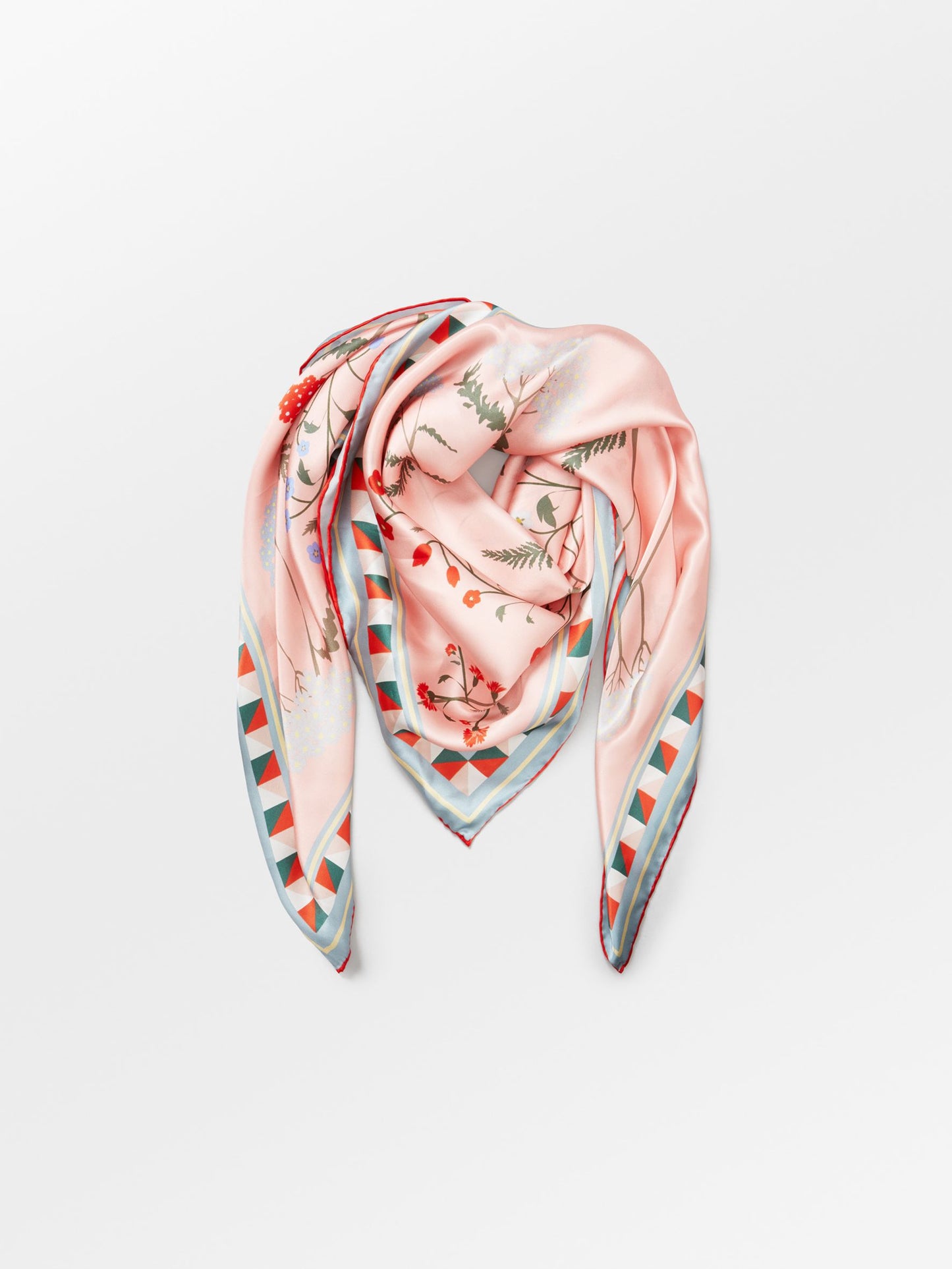 Becksöndergaard, Floretza Sia Scarf - Dusty Pink, struct - slet produkter