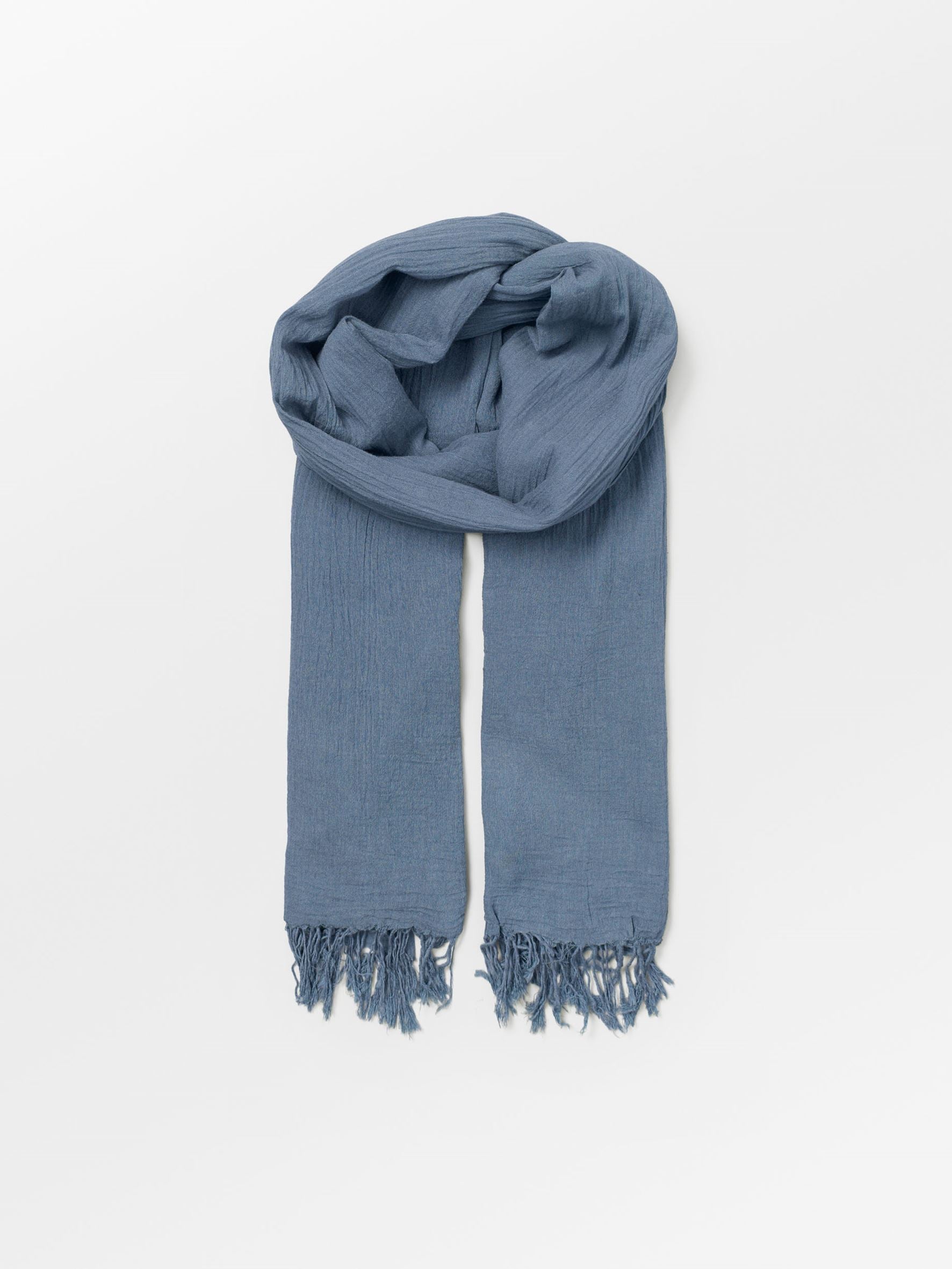 Solid Ilona Scarf - Light Blue  OneSize Becksöndergaard.se