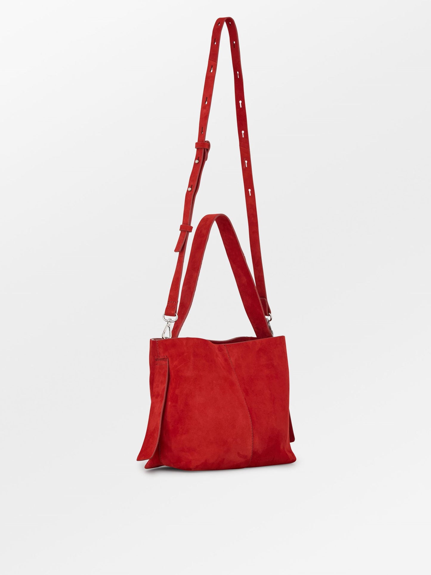 Becksöndergaard, Suede Fraya Small Bag - Adrenaline Red, bags, bags, bags, bags