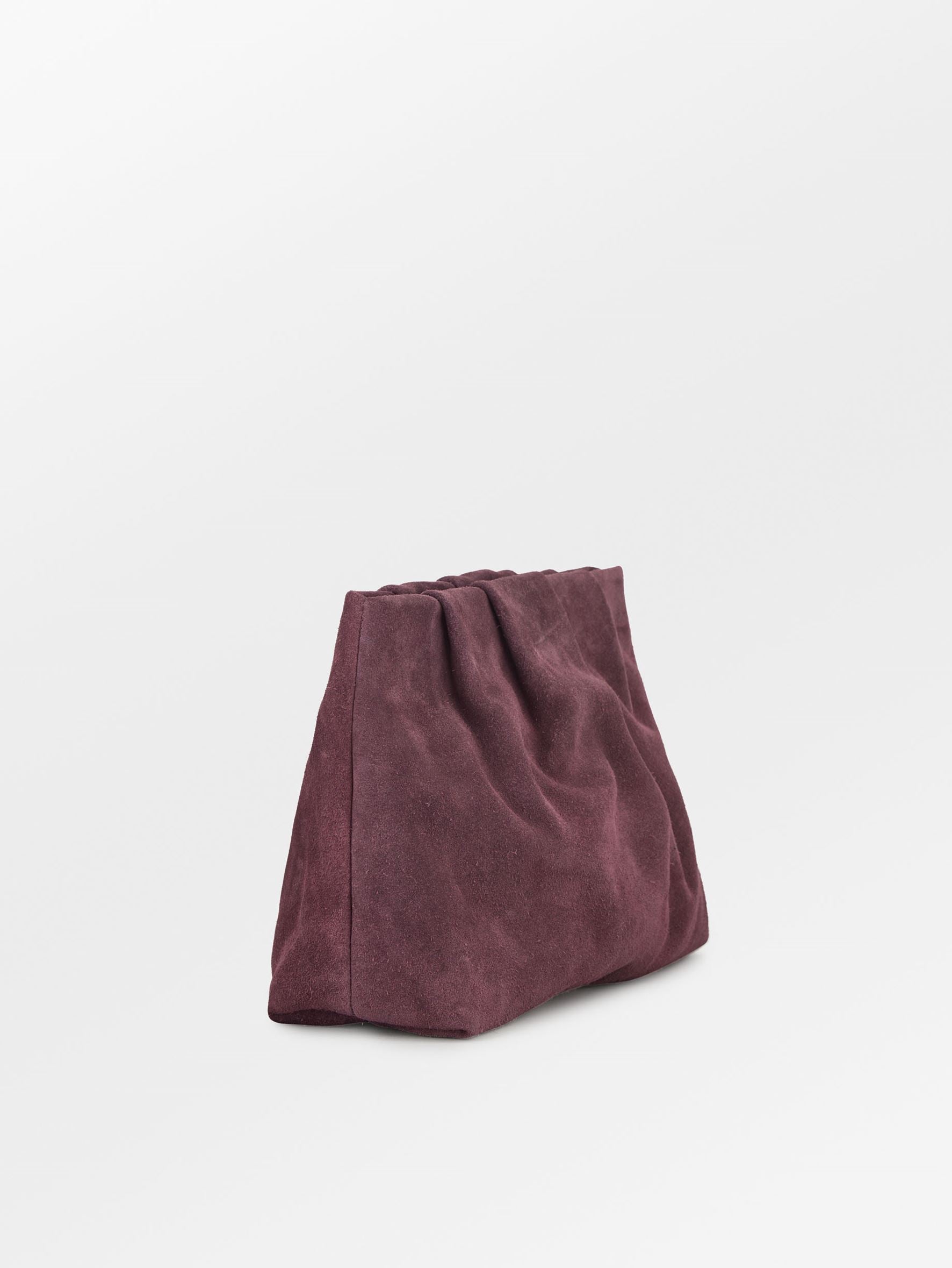 Suede Clutch Bag OneSize Becksöndergaard.se
