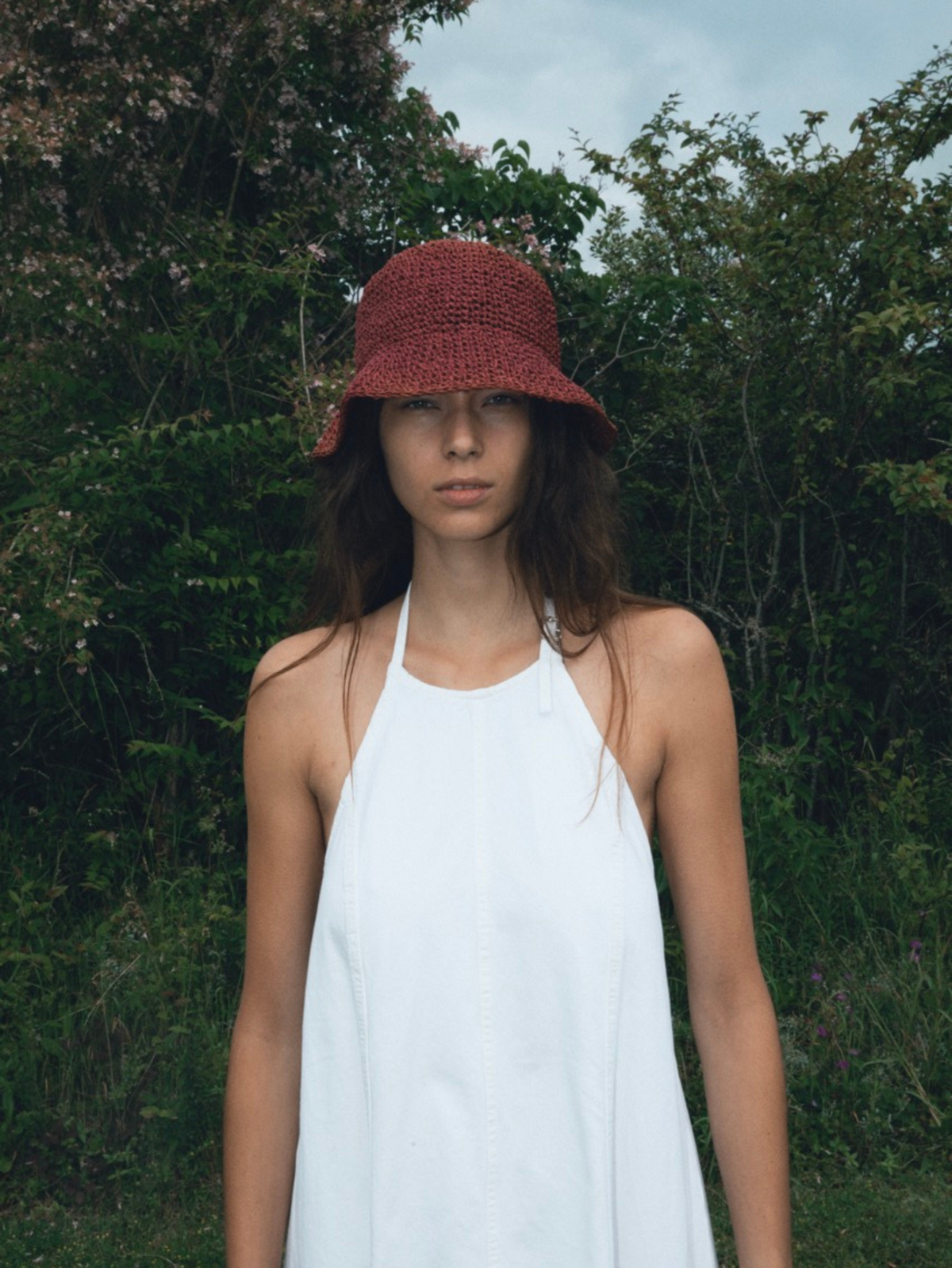 Solid Saverina Straw Hat Clothing Becksöndergaard.se