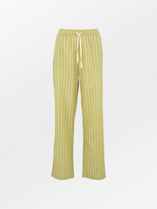 Becksöndergaard, Striped Pyjamas Pants - Khaki Green, sale, sale