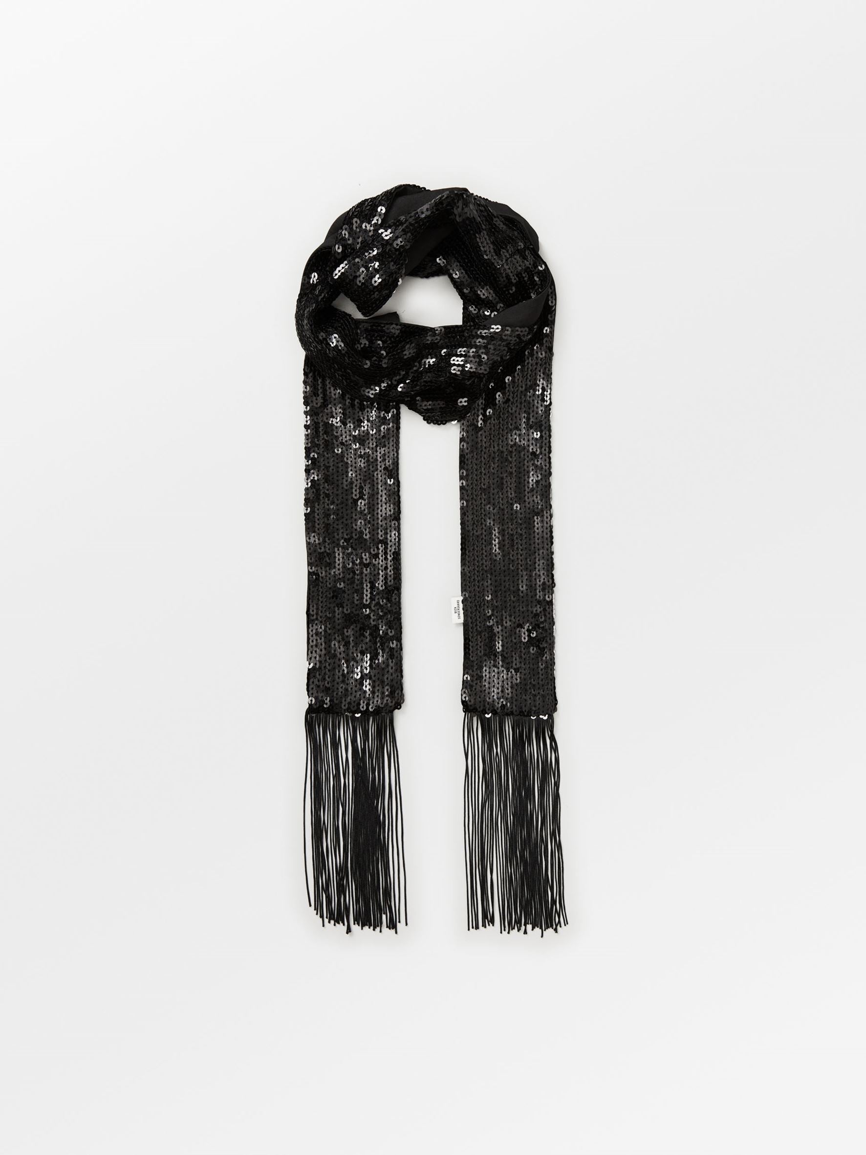 Becksöndergaard, Beryl Sequins Scarf - Black, archive, archive