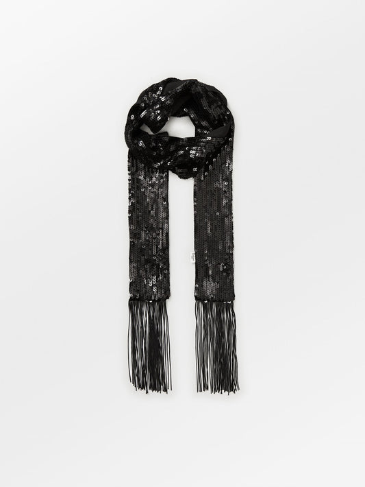 Becksöndergaard, Beryl Sequins Scarf - Black, archive, archive