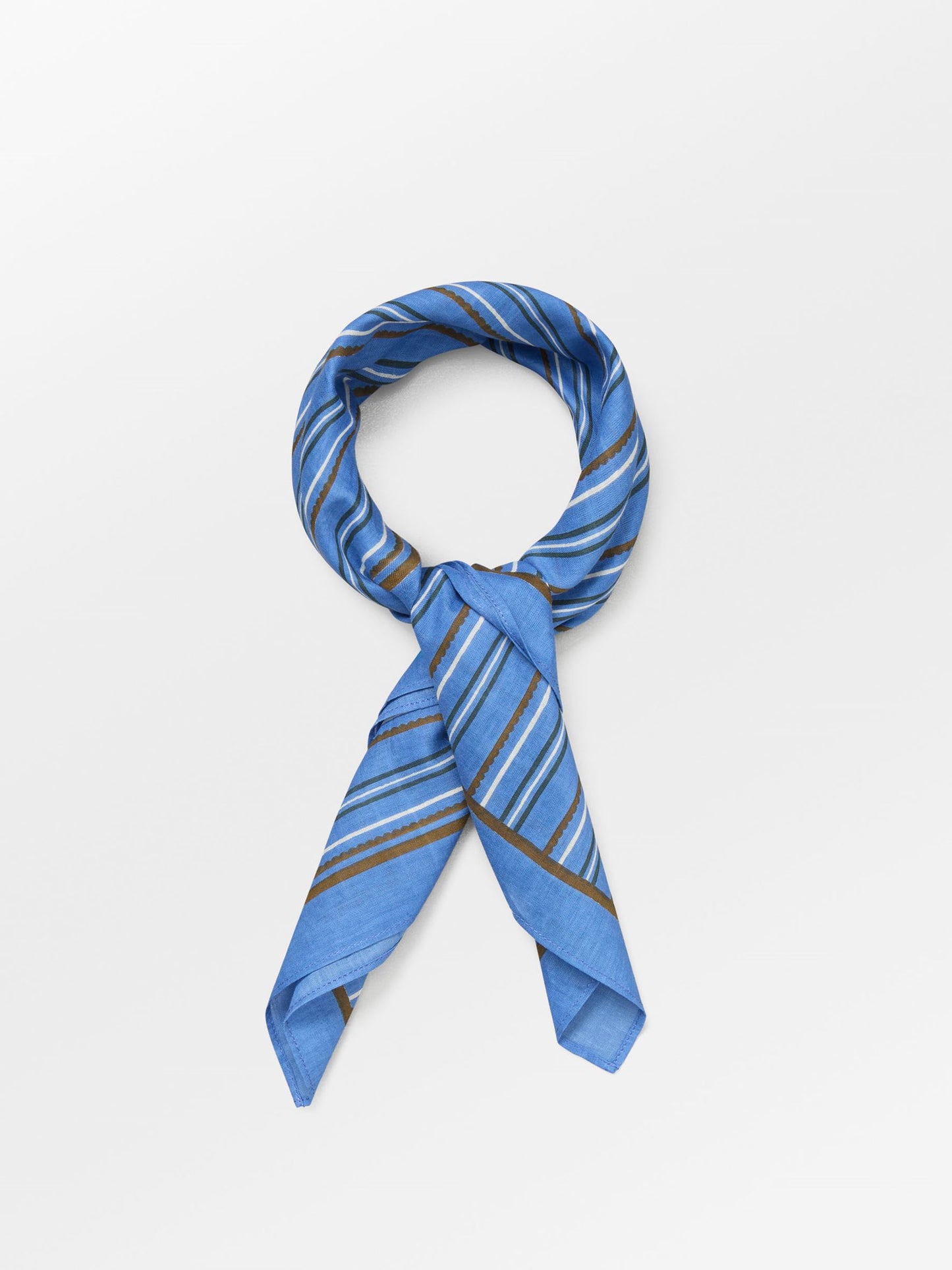 Scallopia Striped Cotta Scarf OneSize Becksöndergaard.se