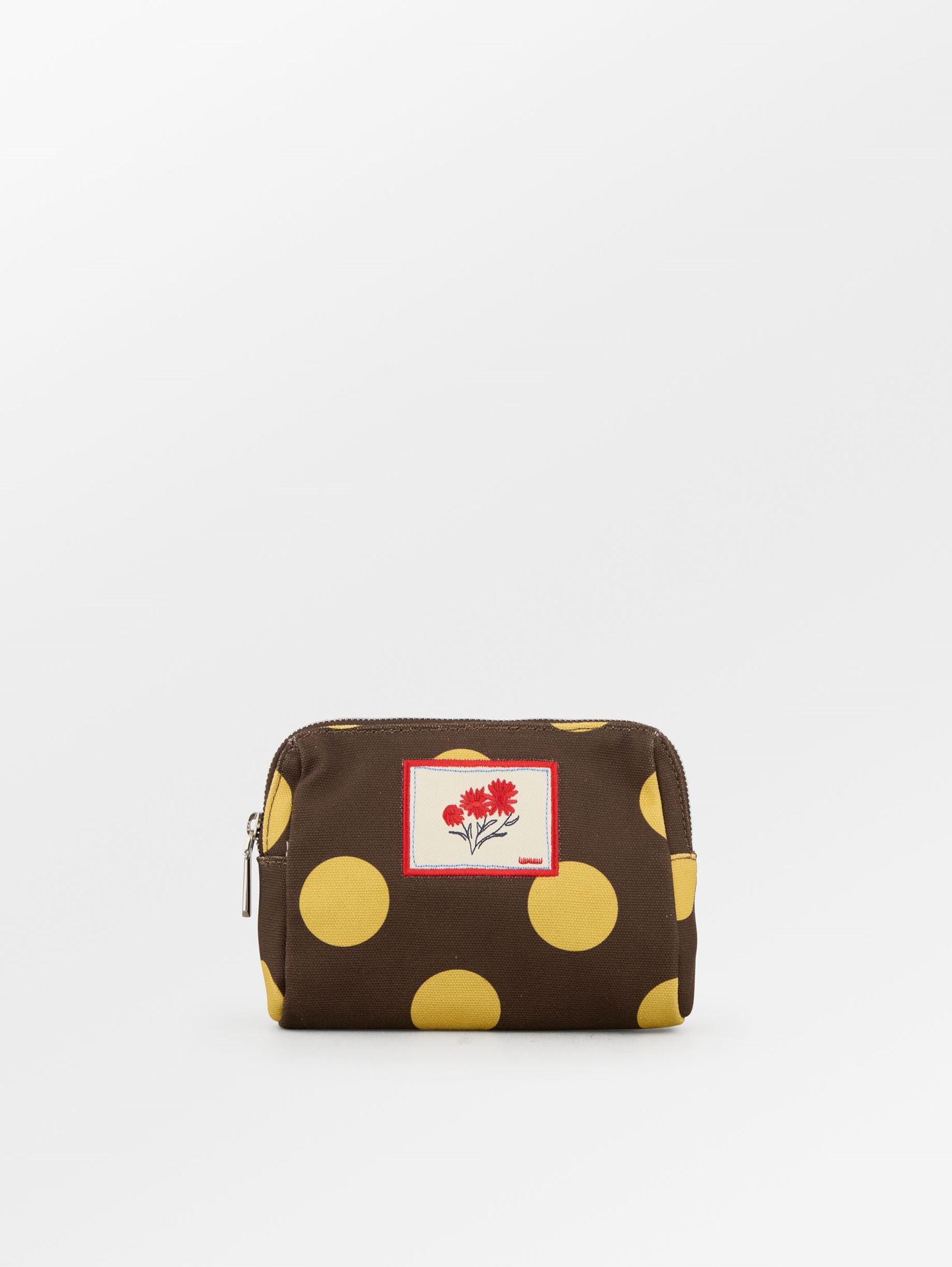 Maxi Polka Canvas Pouch Bag OneSize Becksöndergaard.se