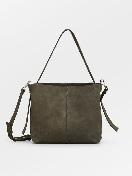 Suede Fraya Small Crossbody Bag - Green OneSize Becksöndergaard.se