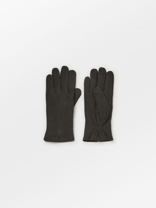Becksöndergaard, Suede Leather Glove - Black, accessories, accessories, winter accessories, winter accessories