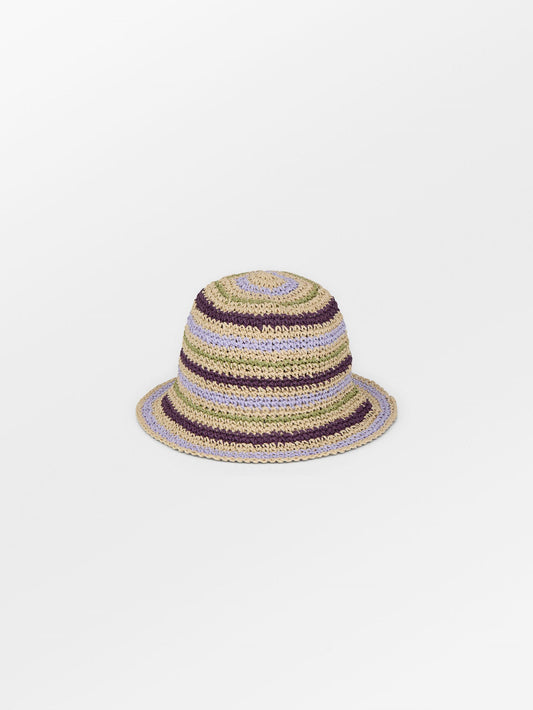 Striped Saverina Straw Hat Clothing Becksöndergaard.se