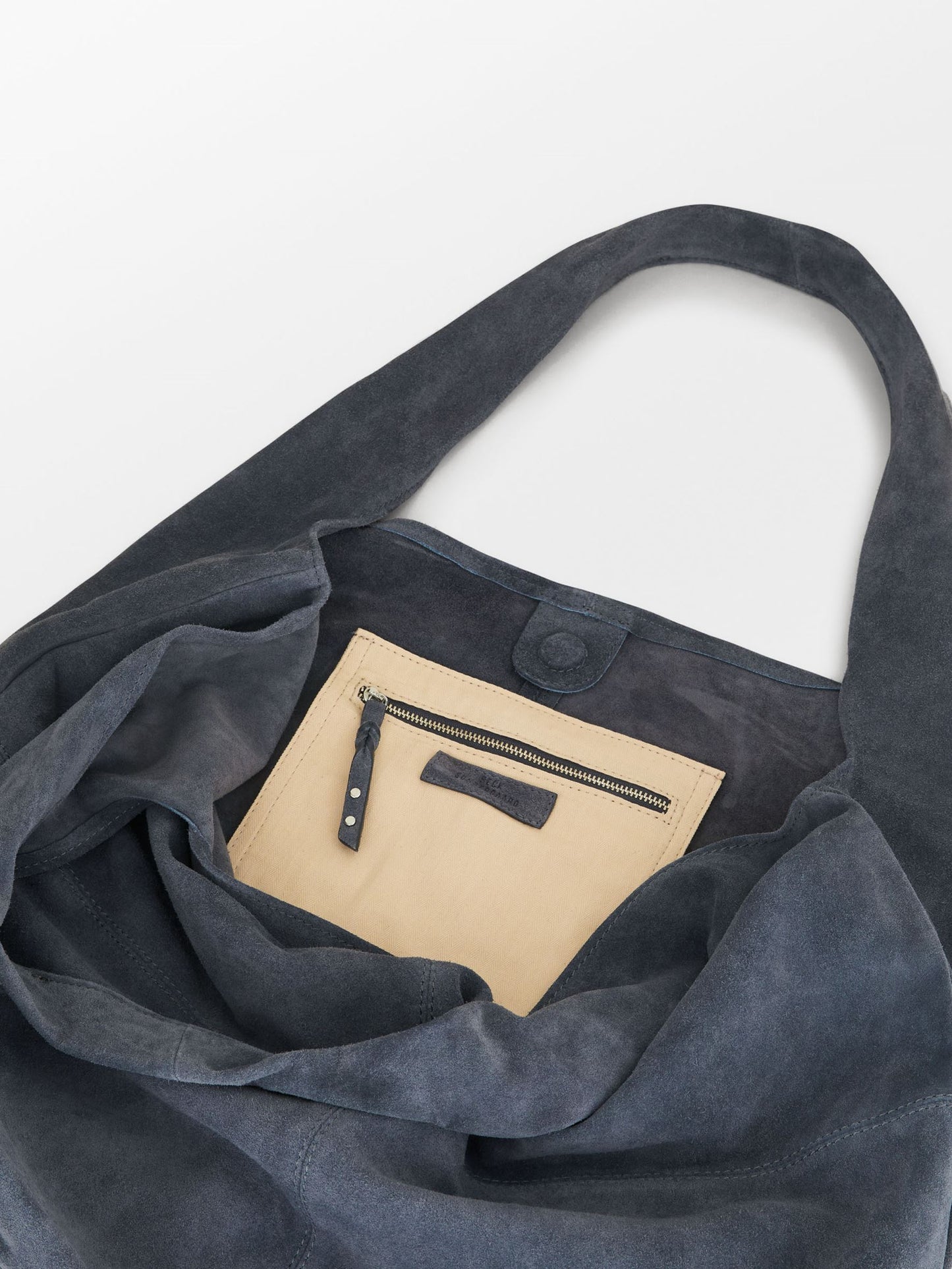 Suede Dalliea Shopper Bag - Dark Blue OneSize Becksöndergaard.se