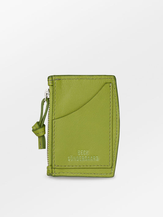 Becksöndergaard, Nappa Zip Card Holder - Woodbine Green, accessories, accessories