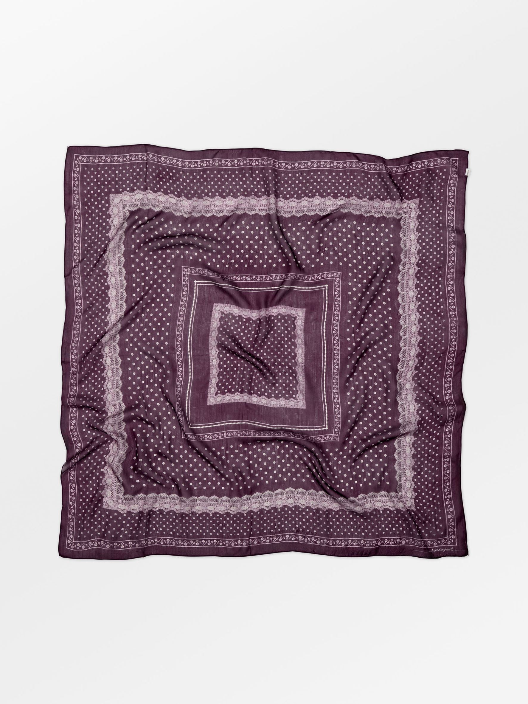 Becksöndergaard, Lacia Tabby Sia Scarf - Fig Red, scarves, scarves, scarves, scarves, gifts, black week, black week