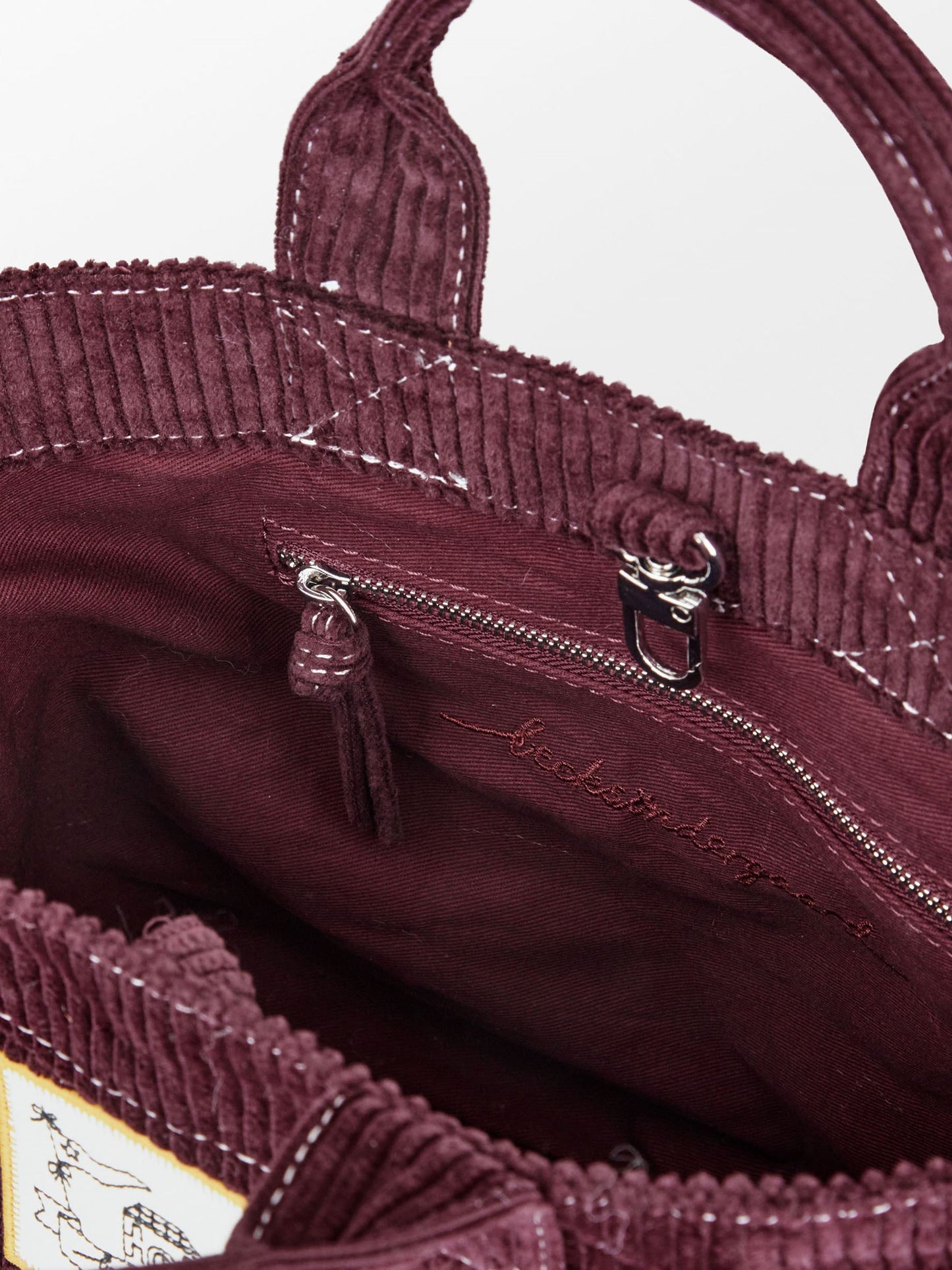Becksöndergaard, Corduroy Gene Bag - Maroon Brown, bags, bags