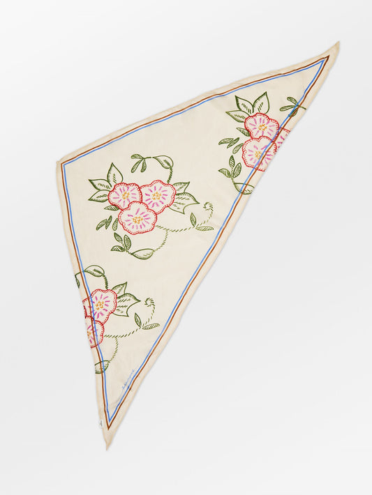 Becksöndergaard, Efloria Triangle Taby Scarf - Birch White, scarves, scarves