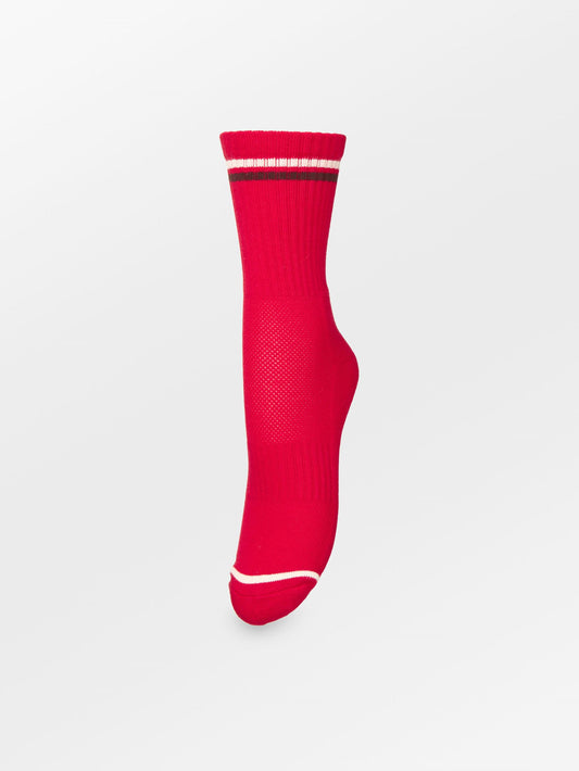 Becksöndergaard, Sporty Cotta Sock - Adrenaline Red, socks, archive, archive, sale, sale, socks, black week, black week