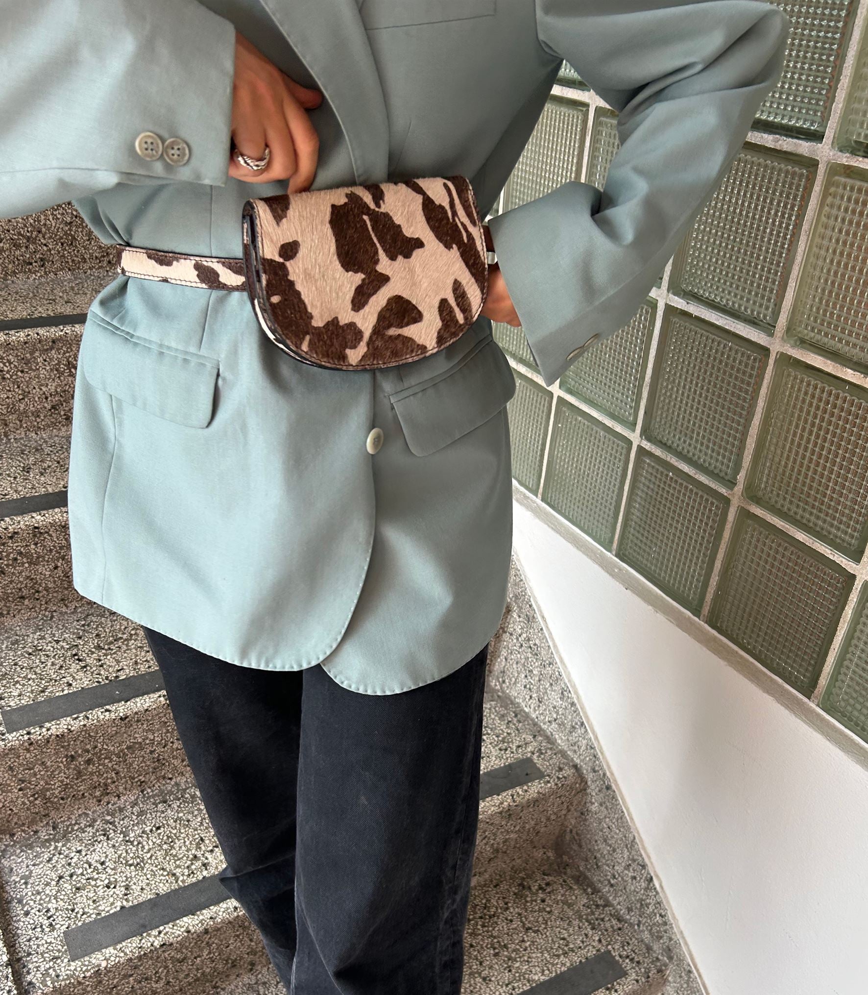 Texas Leather Belt Bag OneSize Becksöndergaard.se