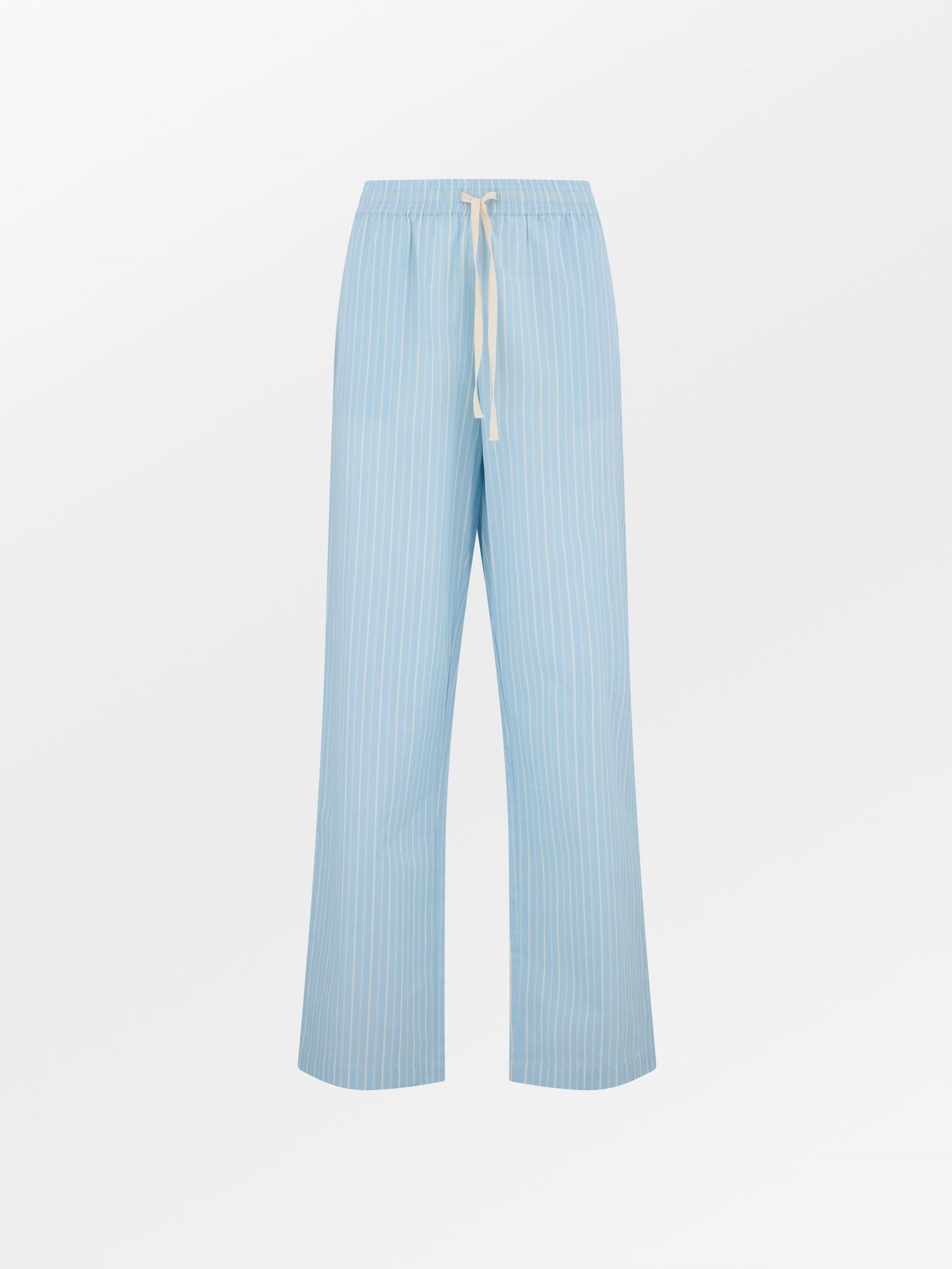 Becksöndergaard, Suri Pyjamas Set - Shirt Blue/Off-White, archive, homewear, homewear, archive, black week, black week