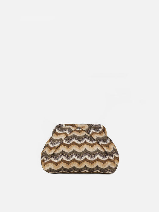 Becksöndergaard, Pala Bonita Bag - Clutch - Black/Brown, bags, news, popular pieces, high summer 2025, beach  favorites, pala bonita
