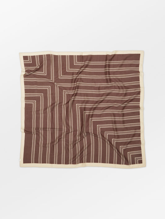 Becksöndergaard, Strie Sico Scarf - Hot Fudge Brown, scarves, scarves, winter accessories
