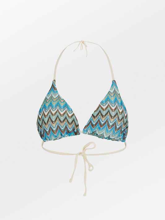 Becksöndergaard, Amber Bel Bikini Top - Blithe Blue, swimwear, swimwear