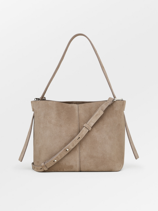 Suede Fraya Small Crossbody Bag - Gray OneSize Becksöndergaard.se
