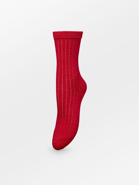Rib Glitter Sock Socks Becksöndergaard.se