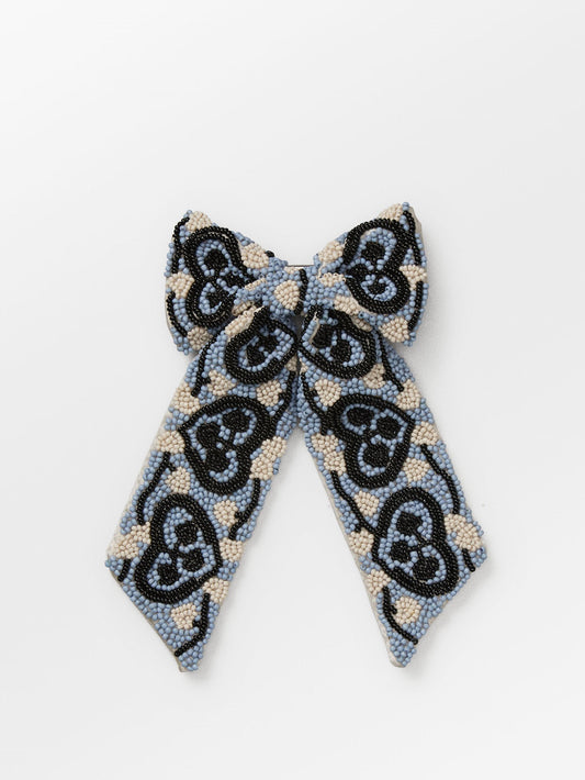 Hearty Beaded Bow Clip OneSize Becksöndergaard.se