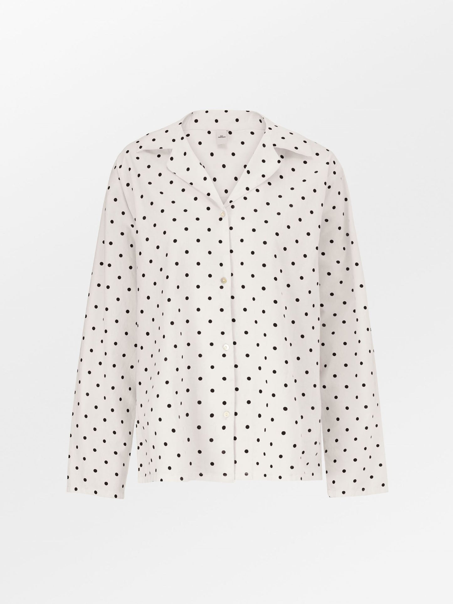 Dot Pyjamas Set - Black Clothing Becksöndergaard.se