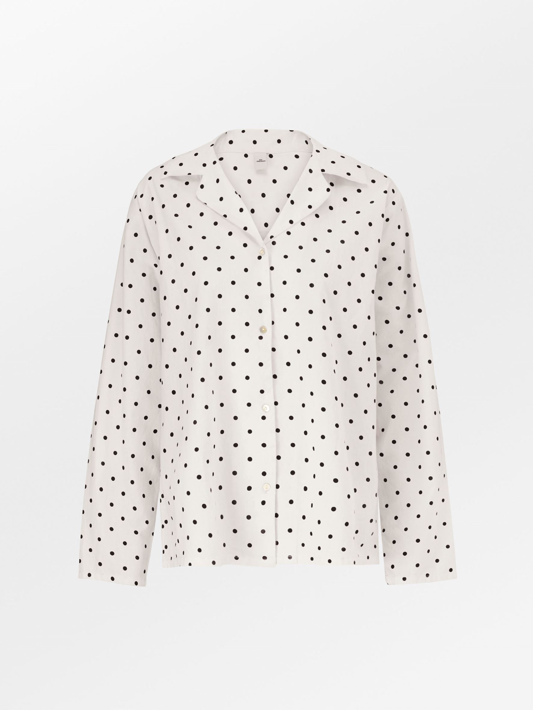 Dot Pyjamas Set - Black Clothing Becksöndergaard.se