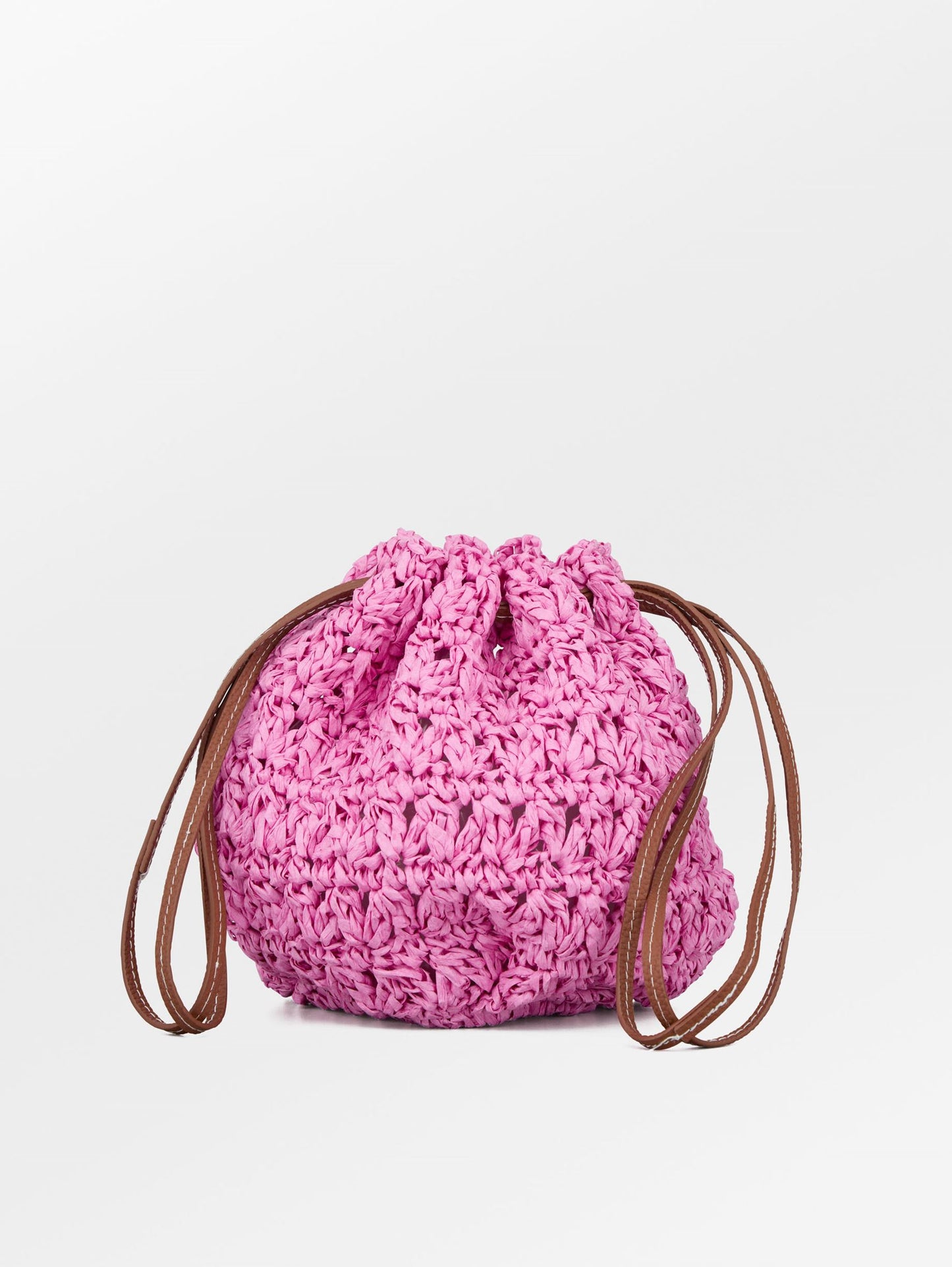 Becksöndergaard, Mesh Straw Bina Bag - Cashmere Rose, bags, bags, bags, bags, bags