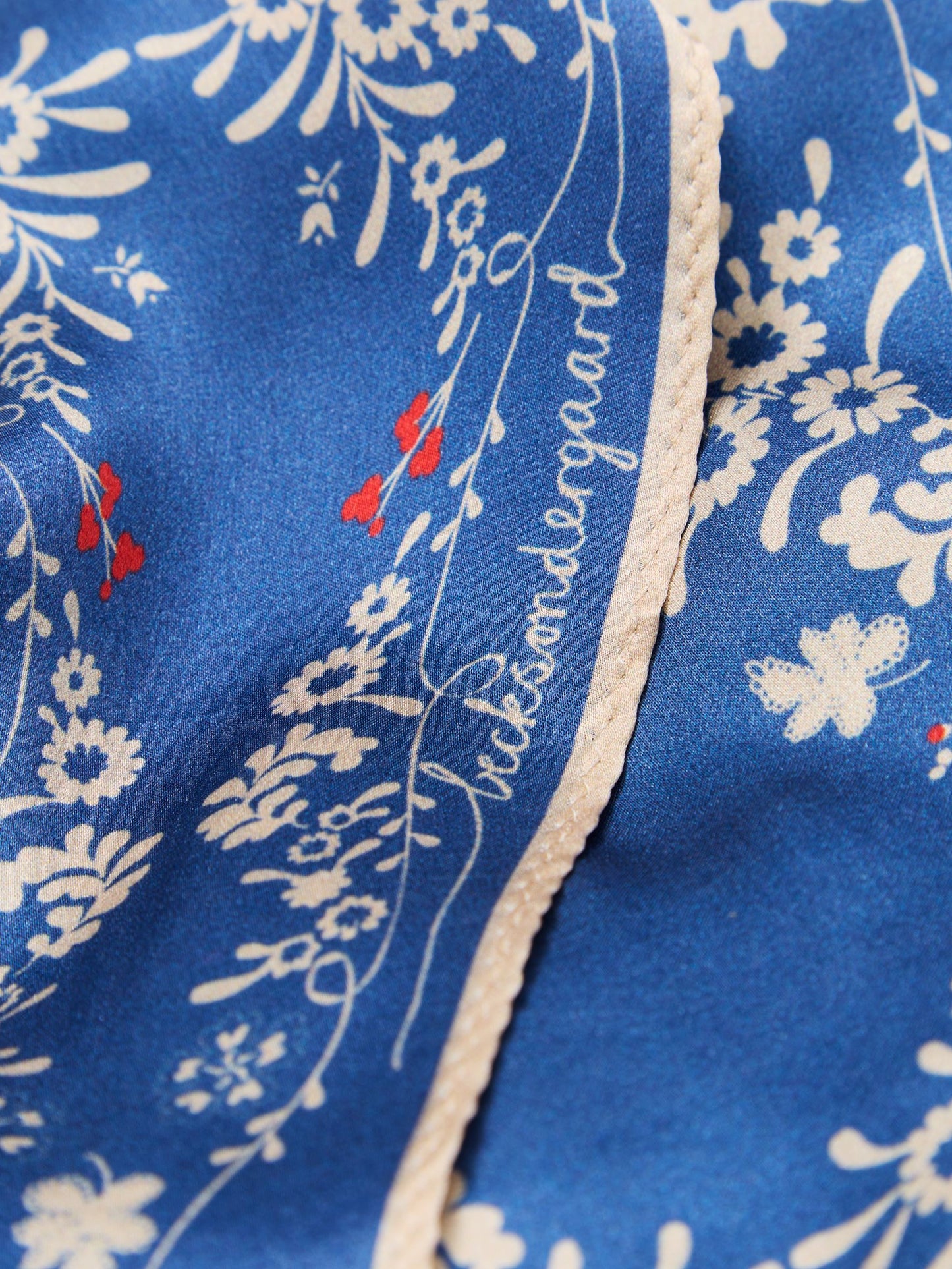 Myrtle Diamond Scarf - Bleach Denim OneSize Becksöndergaard.se