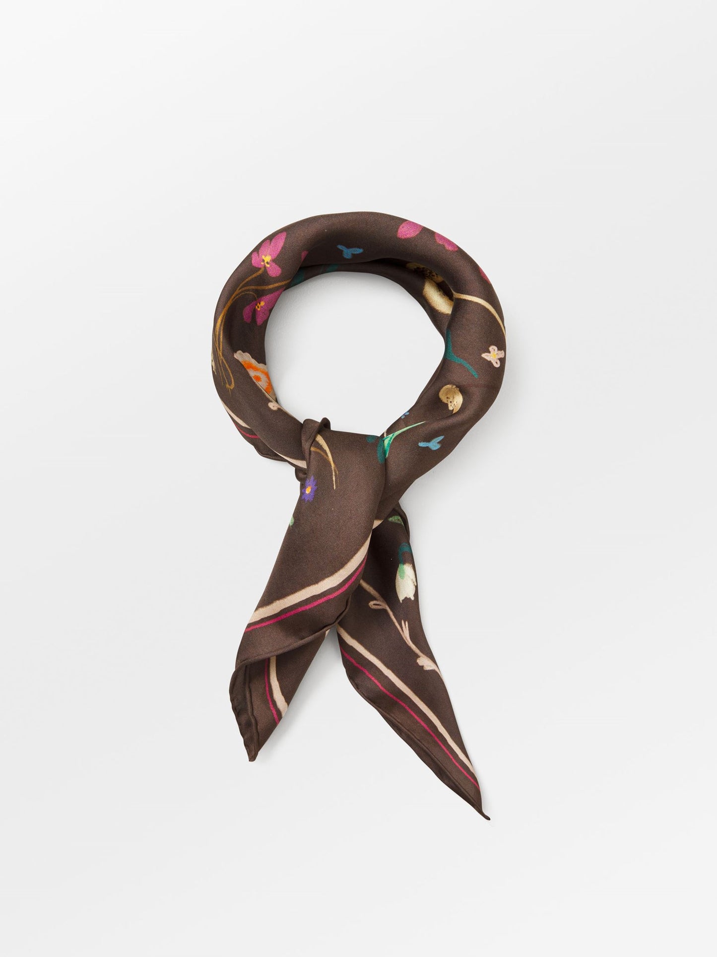 Becksöndergaard, Guafiore Sia Scarf - Hot Fudge Brown, scarves, scarves