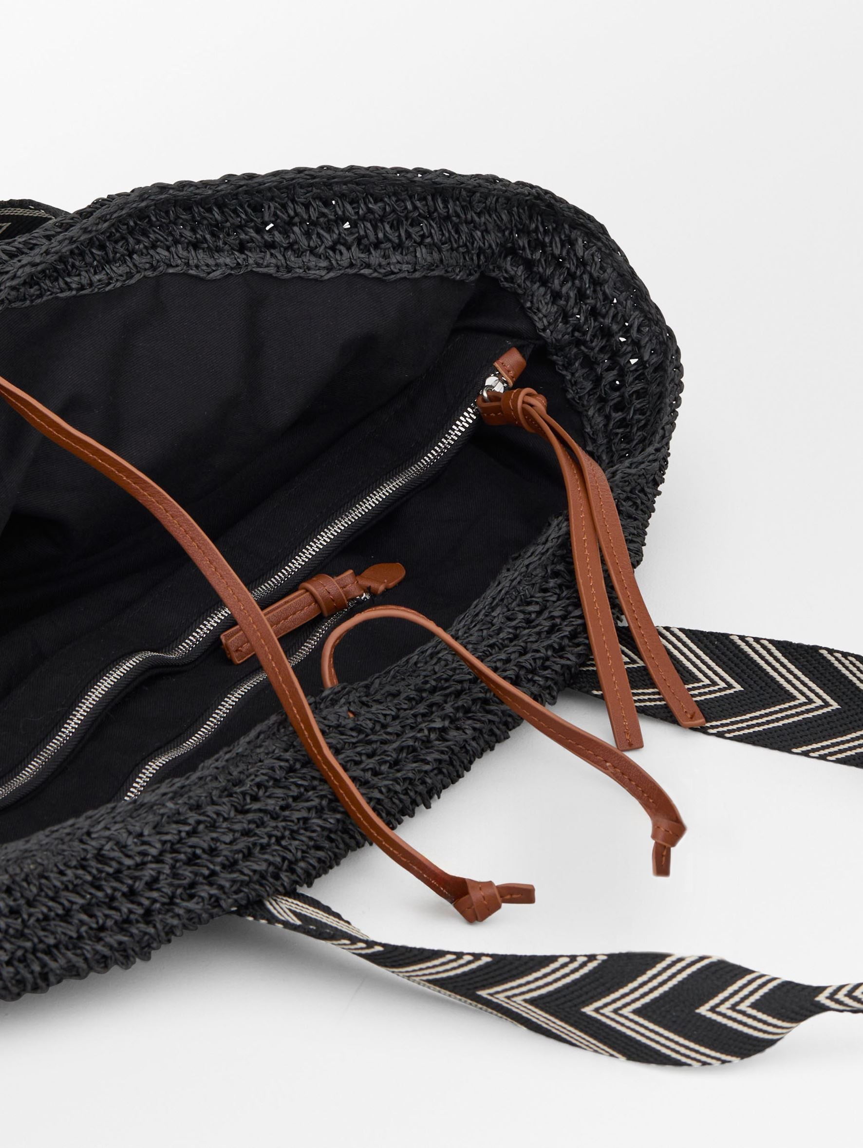 Paper Straw Pheobe Bag OneSize Becksöndergaard.se