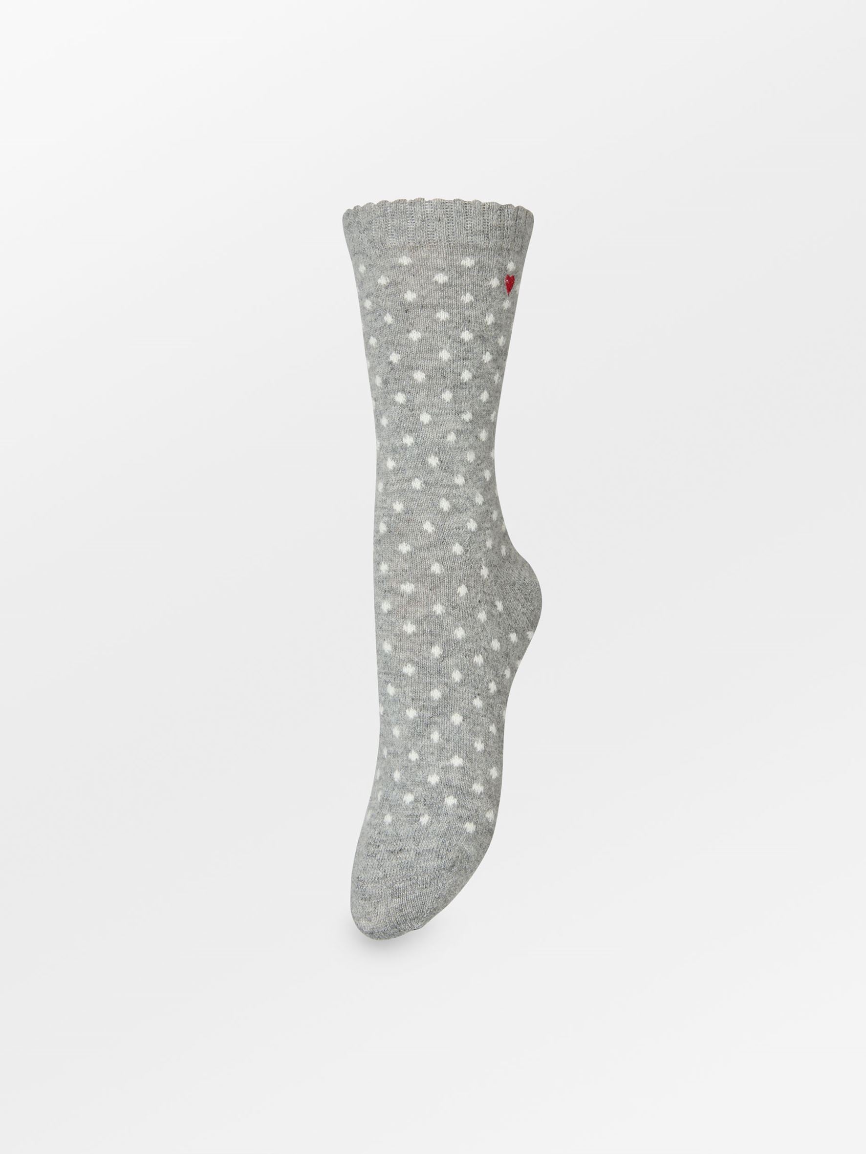 Dotted Wola Sock OneSize Becksöndergaard.se