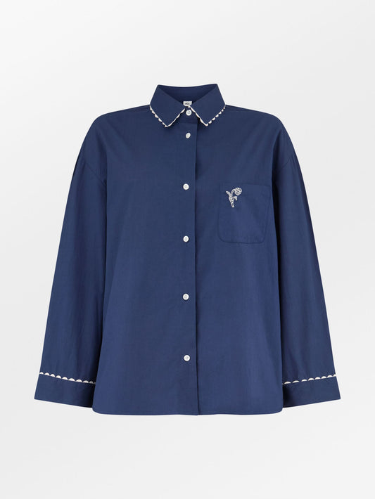 Scallop Pyjamas Shirt Clothing Becksöndergaard.se