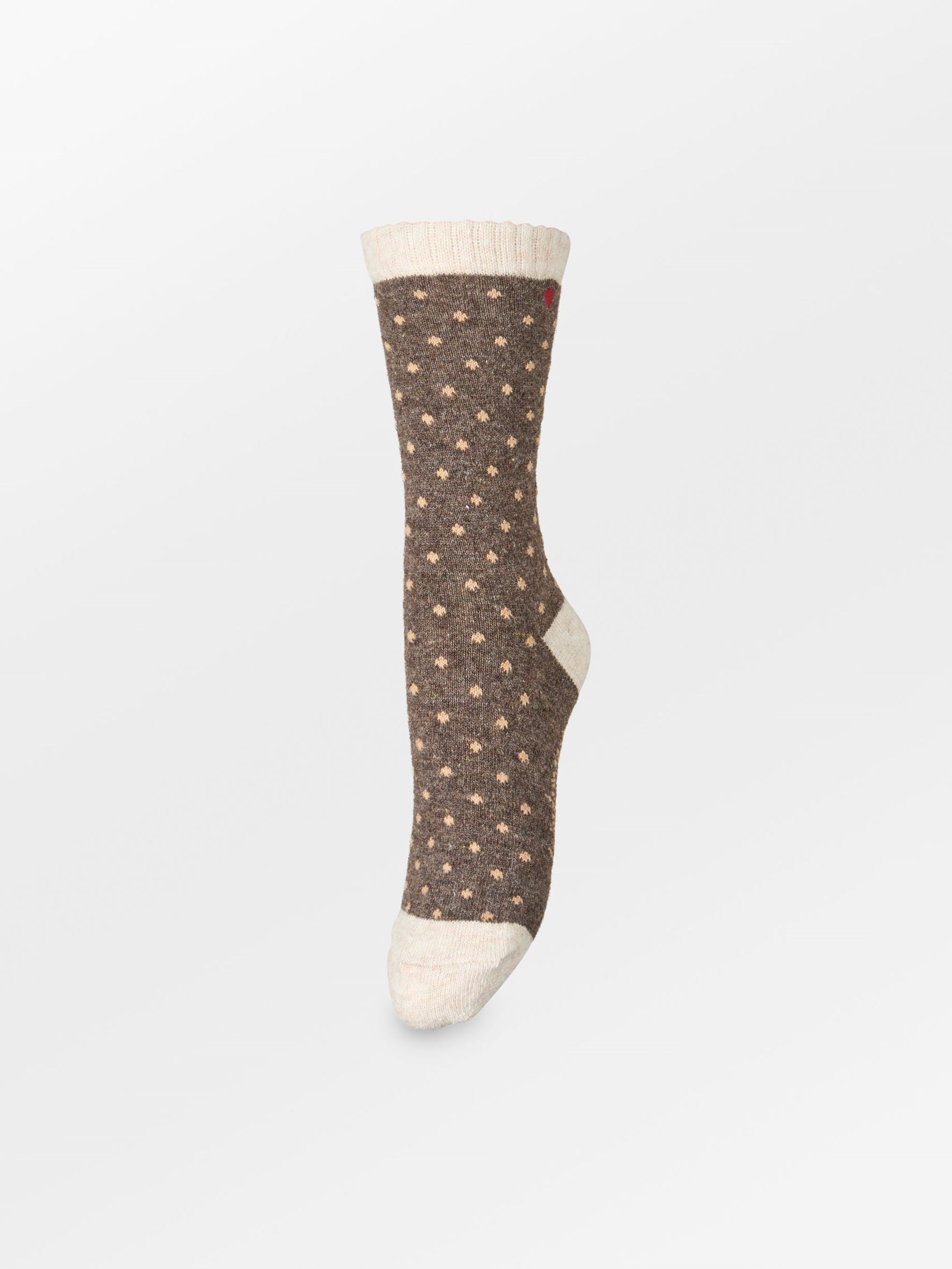 Dotted Wola Sock OneSize Becksöndergaard.se