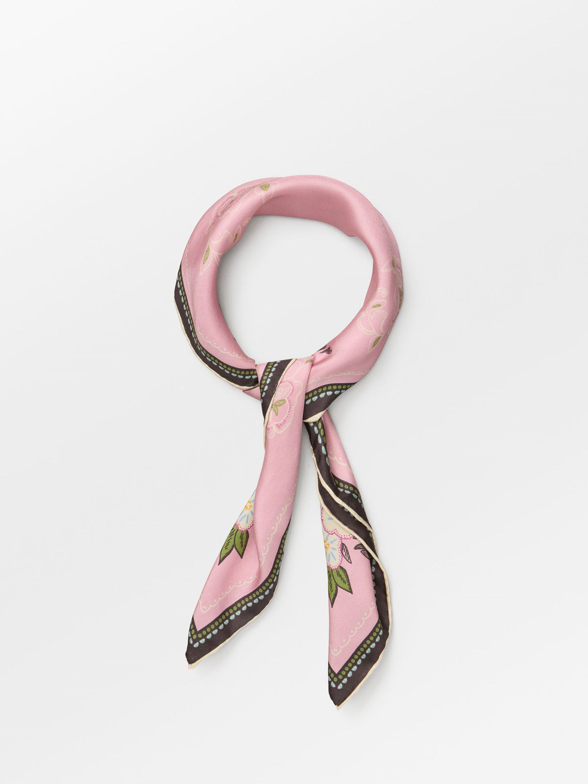 Becksöndergaard, Brodefloria Sia Scarf - Pink Nectar , scarves, scarves, scarves