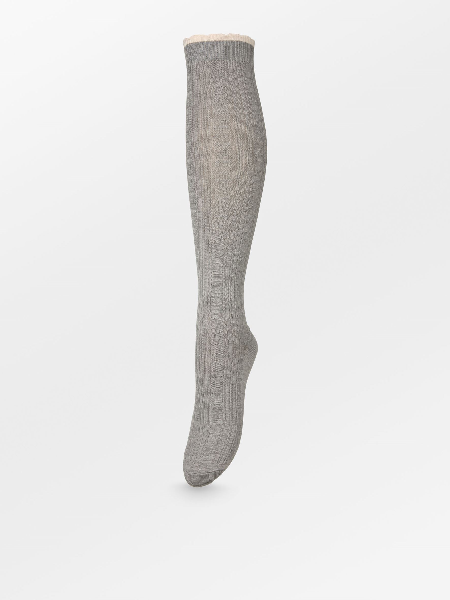 Scallop Knee Sock Socks Becksöndergaard.se