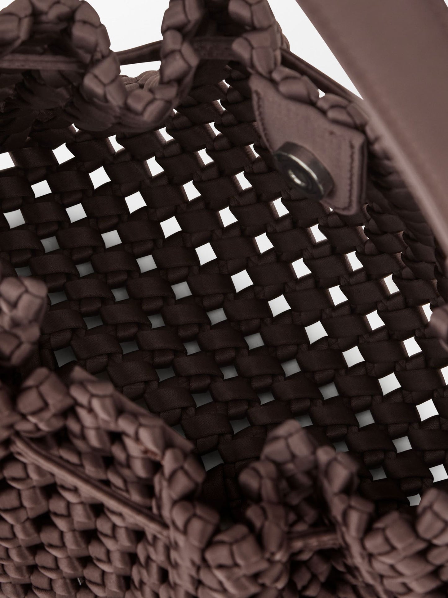 Becksöndergaard, Braided Satin Brea Bag - Hot Fudge Brown, bags, bags