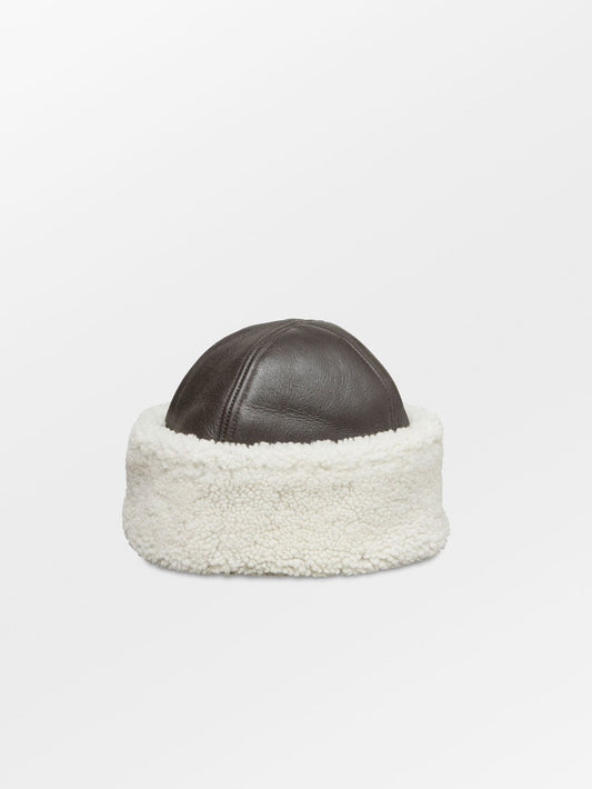 Becksöndergaard, Dora Smooth Shearling Hat - Dark Chocolate, gaveidéer under 1000, most popular