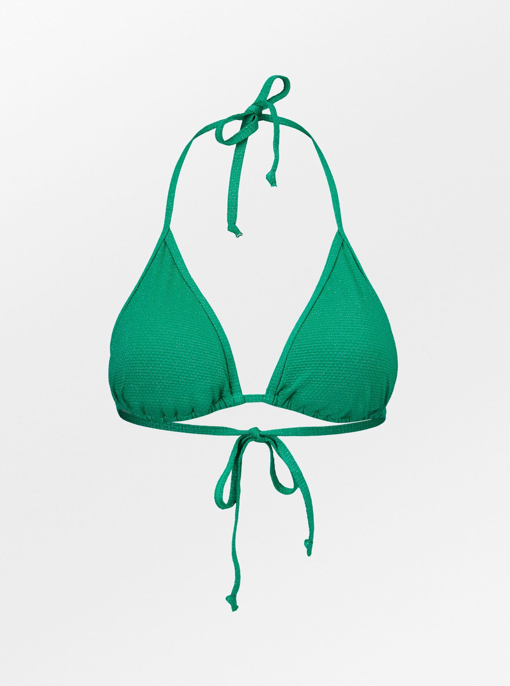 Shobi Bel Bikini Top - Green  Clothing Becksöndergaard.se