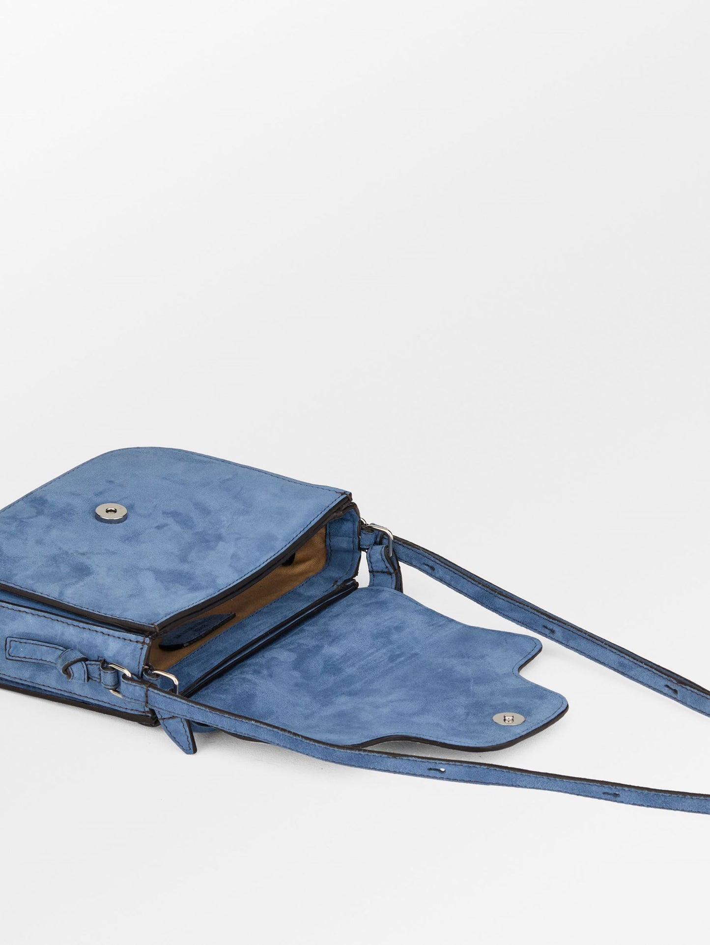 Becksöndergaard, Suede Iris Bag - Coronet Blue, bags, bags, bags