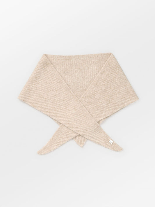 Becksöndergaard, Alpaca-Wool Triangle Scarf - Simply Taupe Beige, scarves, scarves, winter accessories, winter accessories